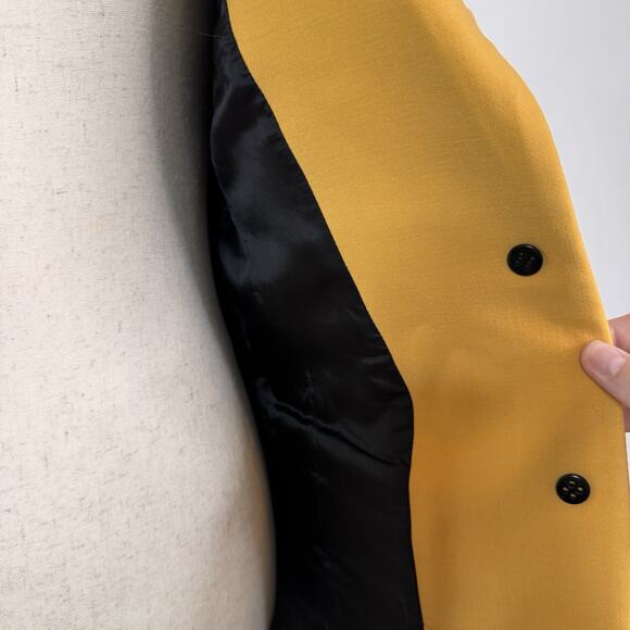 Kwaidan Editions Yellow Wool Blend Tailored Blazer Jacket IT 38 NWT Avant Garde - Picture 11 of 14
